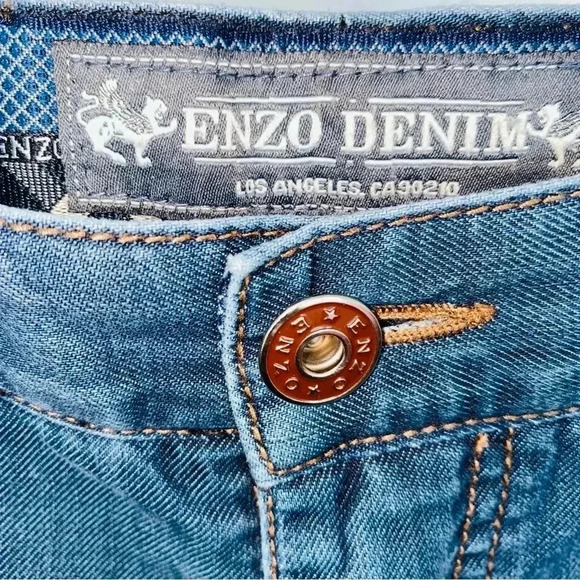Enzo Denim Jeans Size 40 - Picture 4 of 11